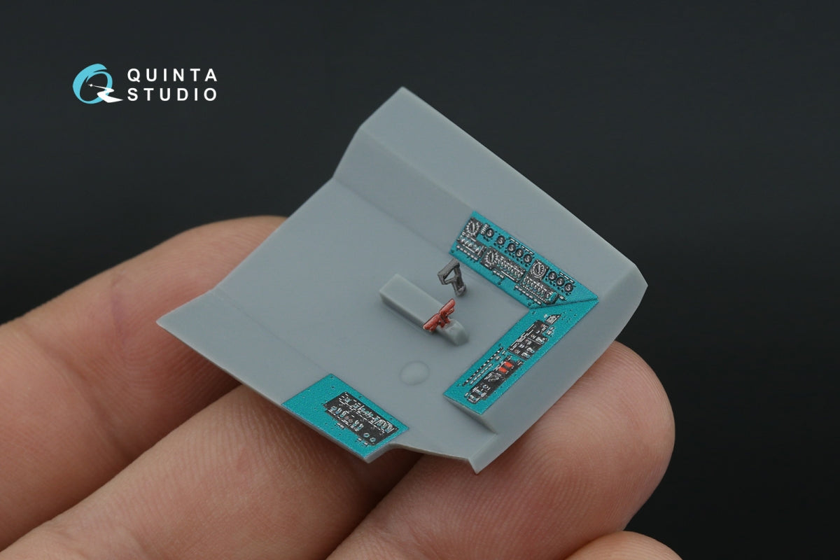 Intérieur imprimé en 3D et coloré sur papier décalcomanie Quinta Studio QDS-48570 Mi-24A (Trumpeter) (petite version) 1/48 – immagine 13