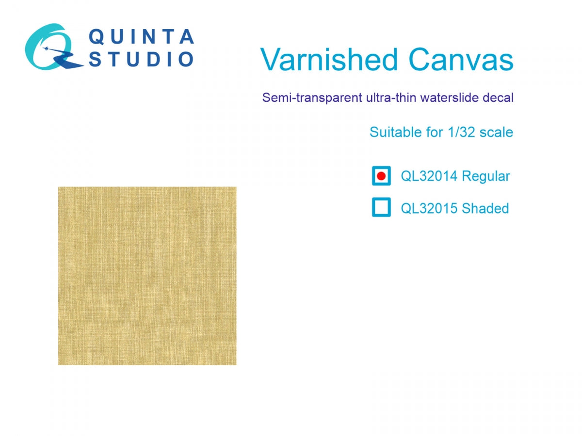 Quinta Studio QL32014 Toile vernie, format standard 1/32 