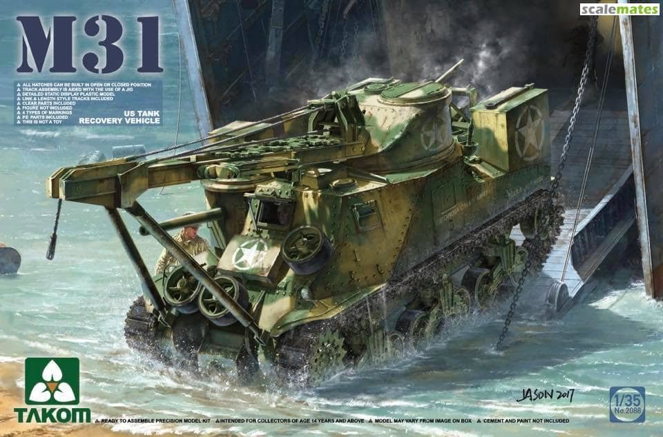 Takom 2088 M31 Véhicule de dépannage de char américain 1/35