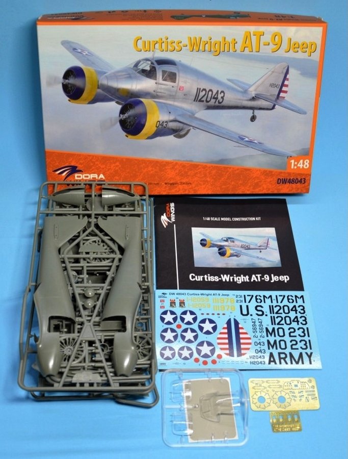 Dora Wings 48043 Curtiss-Wright AT-9 Jeep 1/48 – image 3