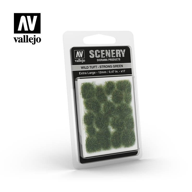 Vallejo Scenery SC427 Touffe sauvage – Vert intense