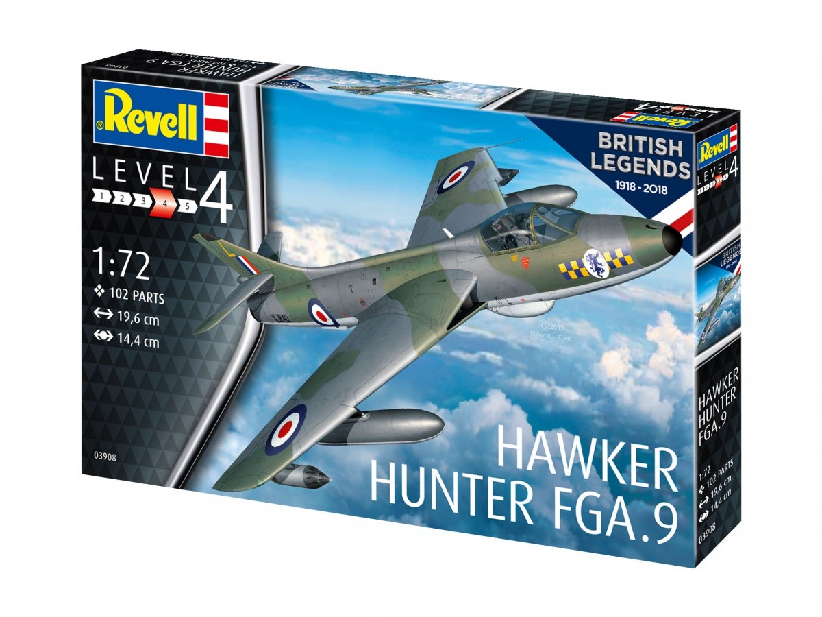 Revell 03908 100 ans de la RAF : Hawker Hunter FGA (1/72)