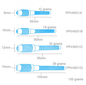 Étaux à broches Modelcraft PPV4001-S (4 pièces, modèle anglais) – image 2