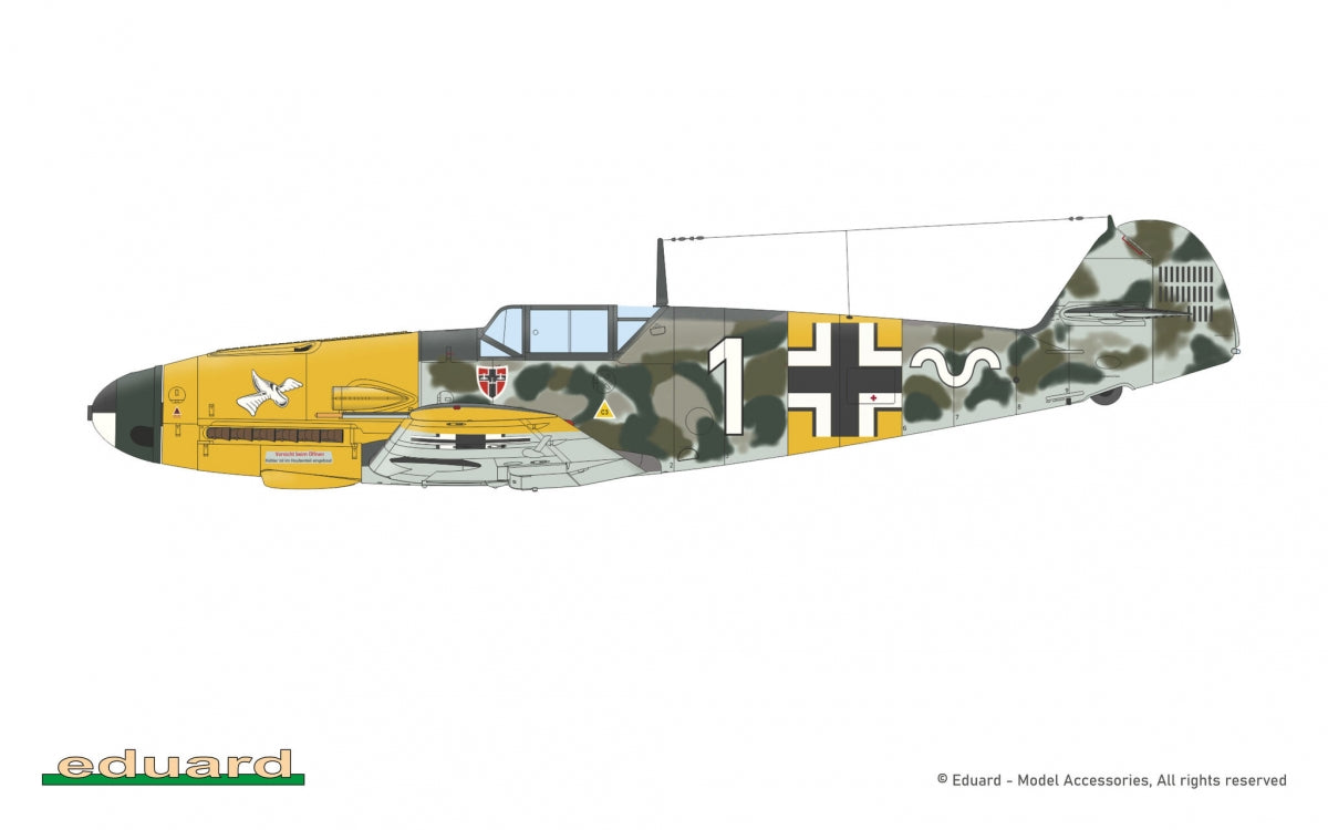 Eduard 7474 Bf 109F-2 - Édition Week-end 1/72 – immagine 6