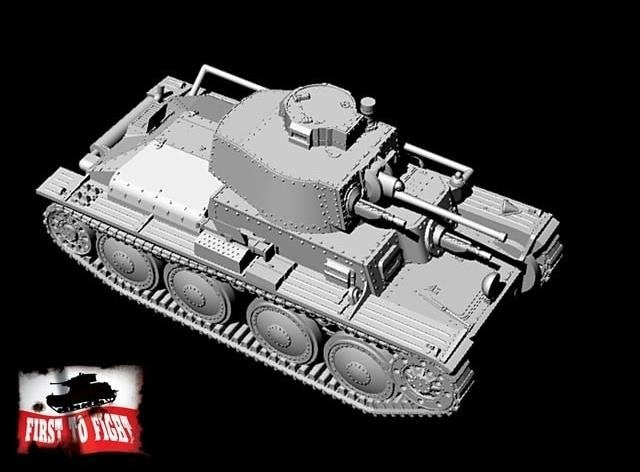 Premier à combattre PL081 - PzKpfw 38(t) Ausf. A (LT VZ .38) Char léger allemand 1/72 – image 2