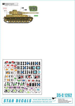 Star Decals 35-C1262 PzKpfw IV en Normandie et en France n° 2 1/35 – image 2