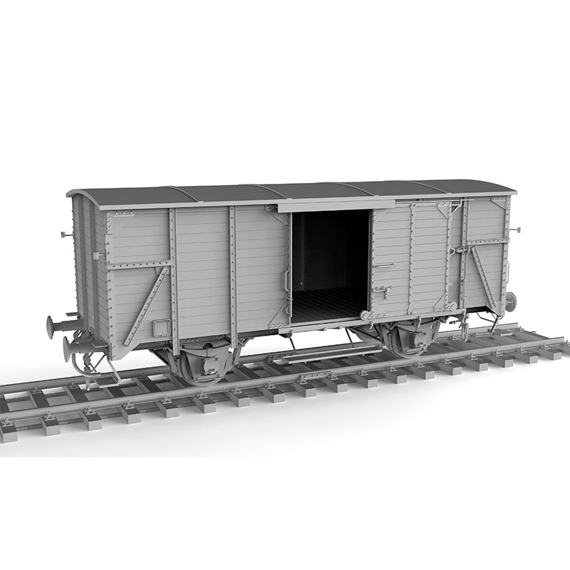 AK Interactive AK35502 WAGON FERROVIAIRE ALLEMAND COUVERT G10 GEDECKTER GÜTERWAGEN G10 1/35 – Bild 8