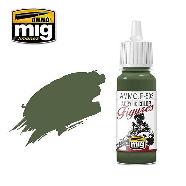 Munitions Mig Jimenez F503 AMMOF503 Vert olive foncé FS-34130 17 ml