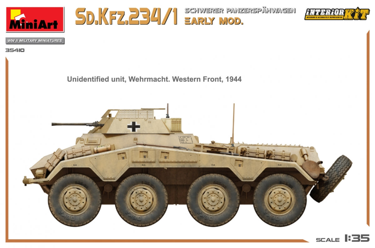MiniArt 35410 Sd.Kfz.234/1 Schwerer Panzerspahwagen. PREMIER MOD. KIT INTÉRIEUR 1/35 – image 14