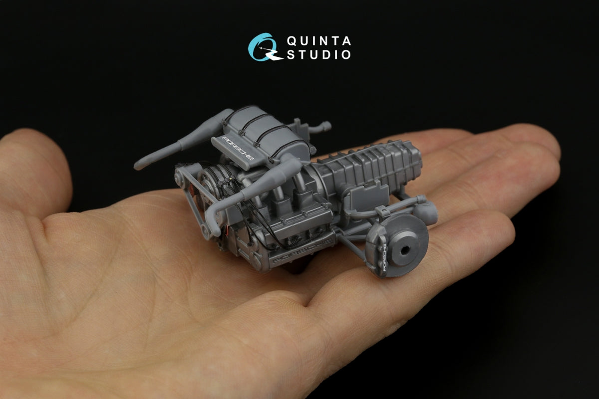 Intérieur imprimé en 3D et coloré sur papier décalcomanie Quinta Studio QD24003 Porsche 959 (Tamiya) 1/24 – imagen 10