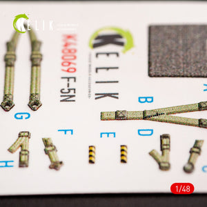 Décalcomanies 3D intérieures KELIK K48069 pour maquette AFV Club au 1/48 – immagine 6