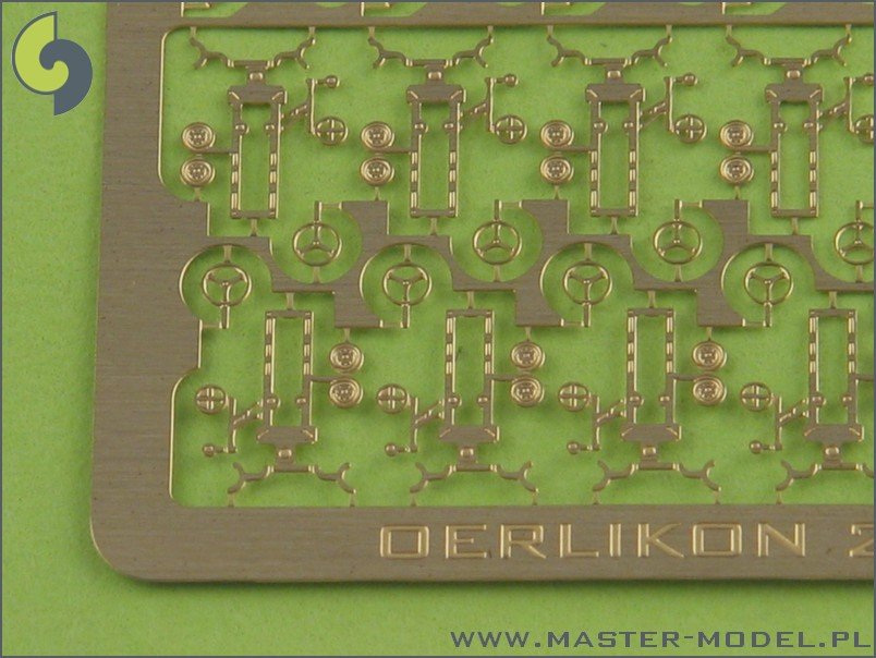 Master SM-350-050 Oerlikon 20mm type USN - canon complet en trois dimensions, éléments tournés et gravés (20 pièces) – immagine 2