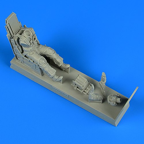 Aerobonus 320107 Figurine de pilote de l&amp;#39;US Navy avec siège éjectable pour A-7E Corsair II version tardive - équipée d&amp;#39;un siège éjectable SJU-8/A pour maquette Trumpeter au 1/32