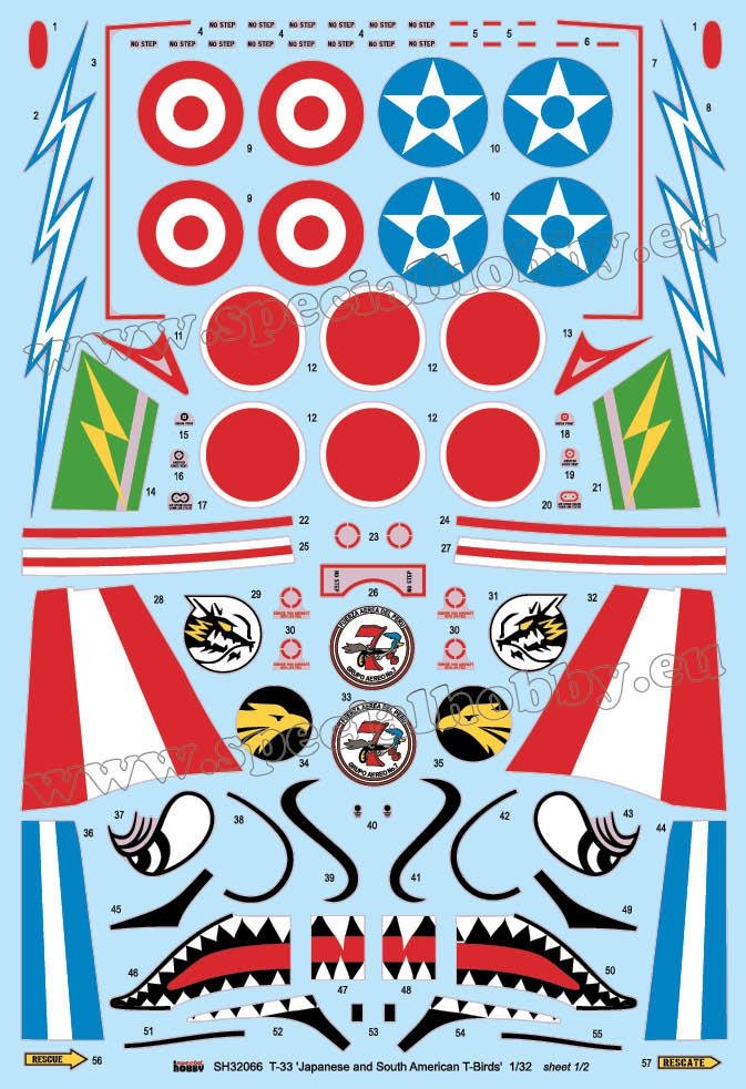 Special Hobby 32066 T-33 « T-Birds japonais et sud-américains » 1/32 – image 2