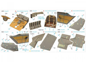 Quinta Studio QD32112 Pfalz D.III Intérieur imprimé et coloré en 3D sur papier décalque (Roden) 1/32 – immagine 2