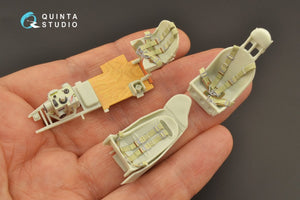 Intérieur imprimé en 3D et coloré sur papier décalcomanie (Revell) Quinta Studio QD32114 Ju 88A-4 1/32 – image 4