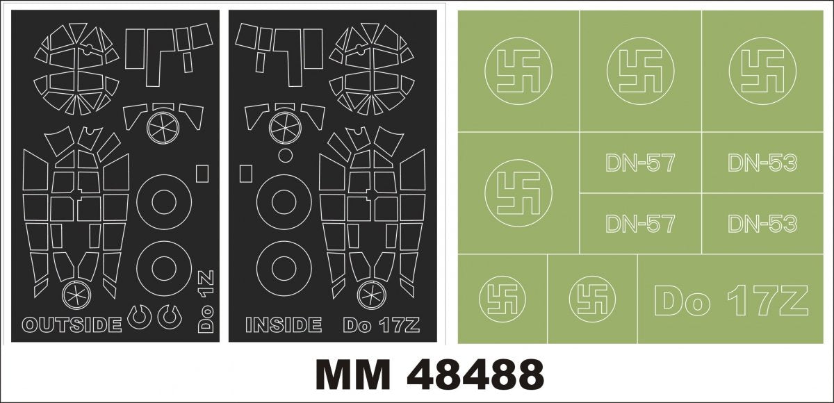 Montex MM48488 Do-17Z ICM 48246 1/48