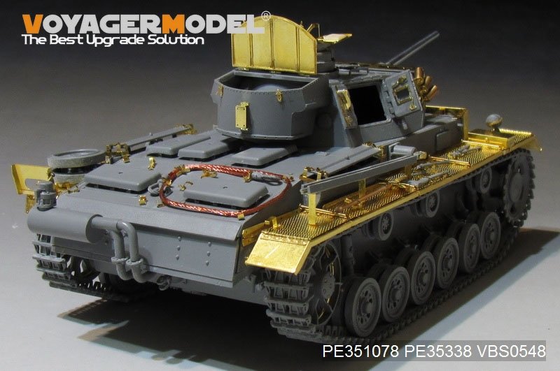 Maquette Voyager PE351078B, char allemand Pz.KPfw.III Ausf.M de base pour Takom au 1/35 (Seconde Guerre mondiale) – immagine 7