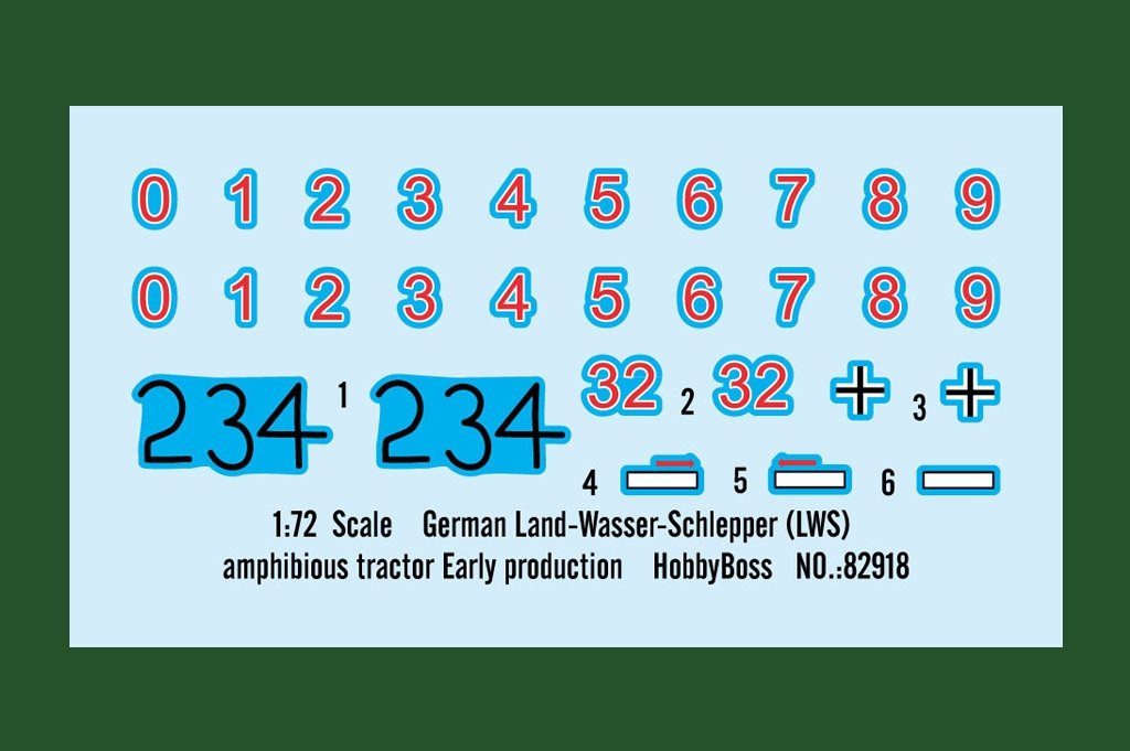 Hobby Boss 82918 German Land-Wasser-Schlepper (LWS) amphibious tractor Early production 1/72 – zdjęcie 2