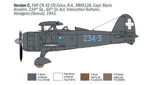 Italeri 1485 FIAT CR.42 CN Falco Chasseur de nuit 1/72 – image 7