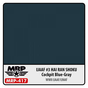 M. Peinture MRP-417 IJAAF #3 Hai Ran Shoku (Cockpit Blue-Gey) 30ml