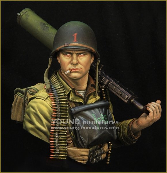 Young Miniatures YM1861 Débarquement en Normandie 1944, 1re division d&amp;#39;infanterie, échelle 1/10