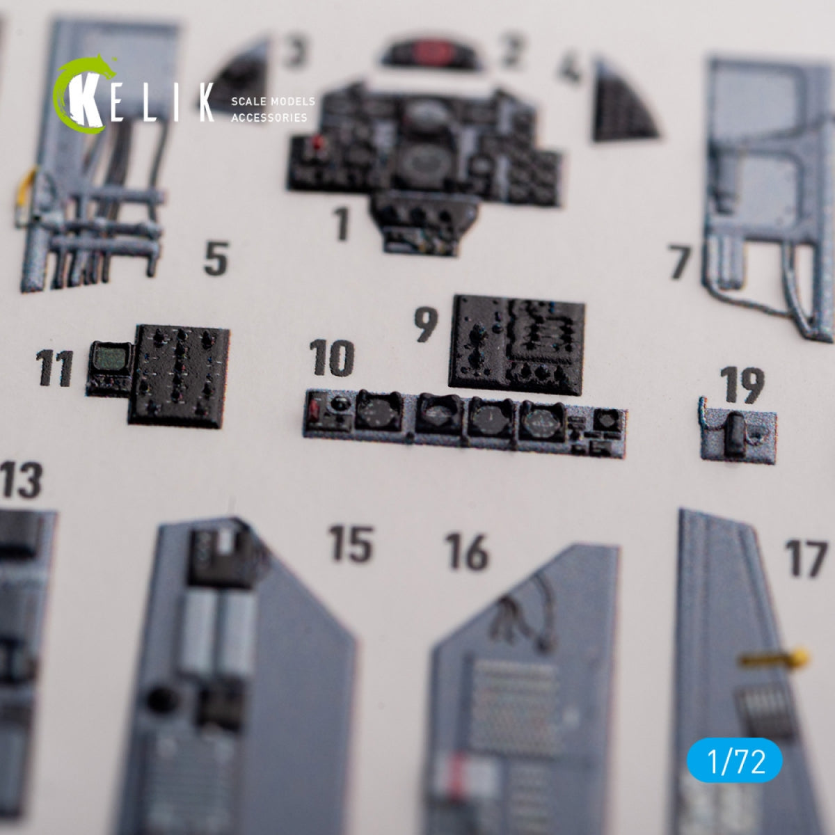 KELIK K72127 FG.1 Phantom - décalcomanies 3D intérieures pour maquette Airfix au 1/72 – image 3