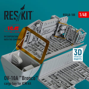RESKIT RSU48-0188 Baie cargo OV-10A « Bronco » pour kit ICM (Impression 3D) 1/48 – Bild 2