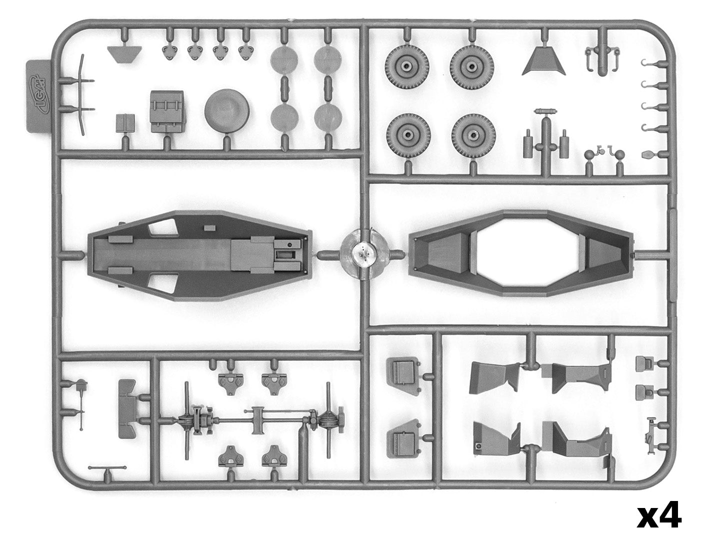 ICM DS7207 Wehrmacht Light Armored Vehicles (Sd.Kfz.222 / Sd.Kfz.223 / Sd.Kfz.260 and Sd.Kfz.261) 1/72 – immagine 2