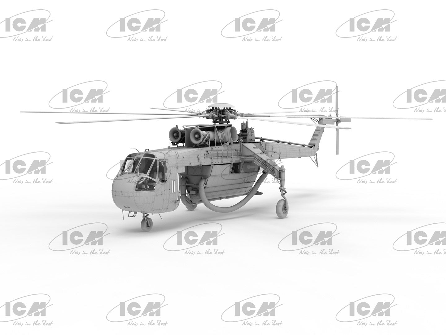 ICM 53060 Sikorsky S-64 E - Firefighting Helicopter 1/48 – immagine 13
