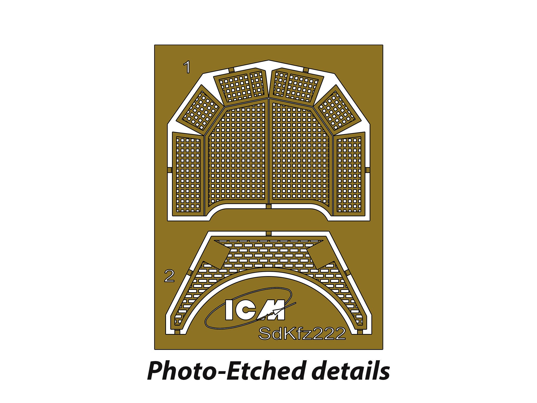 ICM DS7207 Wehrmacht Light Armored Vehicles (Sd.Kfz.222 / Sd.Kfz.223 / Sd.Kfz.260 and Sd.Kfz.261) 1/72 – immagine 6