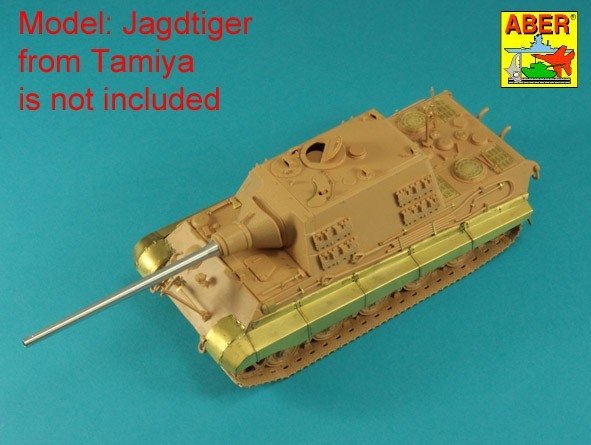 Aber 48054 Jagdtiger Sd.Kfz. 186 – Jupes latérales pour Jagdtiger Sd.Kfz. 186 1/48  – immagine 4