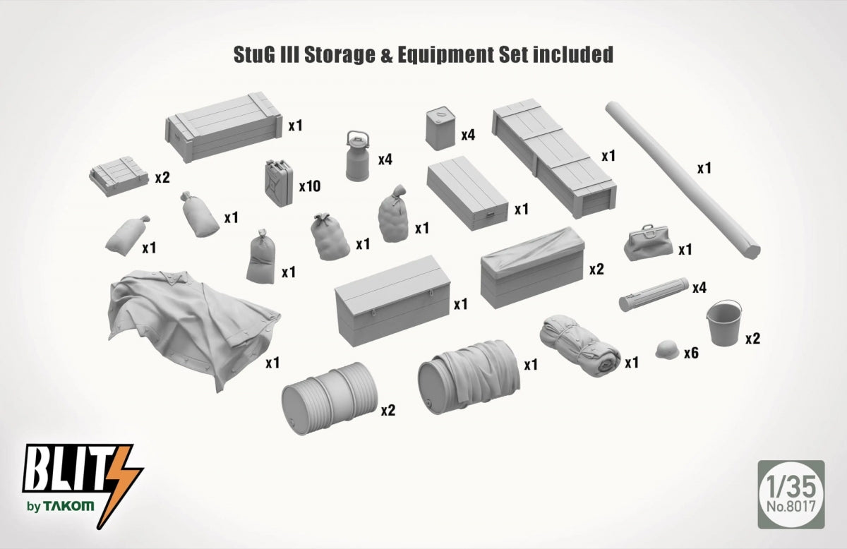 Takom 8017 StuH 42 StuG III Ausf. G Mid Production 2 en 1 1/35 – image 5