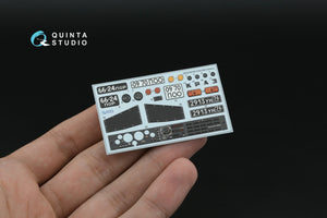 Quinta Studio QD+35160 KrAZ-260 3D-Printed &amp; coloured Interior on decal paper (Takom) (with 3D-printed resin parts) 1/35