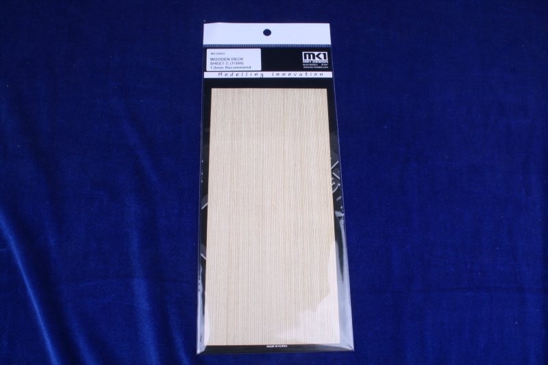 MK1 Design MD-00003 PLANCHE DE PONT EN BOIS C 1,0 mm Recommandation 1/350 