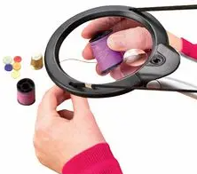Loupe de cou et de bureau double usage Lightcraft LC1850 avec LED à 4 lentilles, grossissement 2x et 6x – image 2
