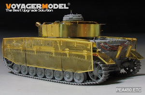 Voyager modèle PEA450 WWII allemand Pz.Kpfw.IV Ausf.J &amp;quot;Thoma Shields&amp;quot; treillis métallique schürzen (dernière production) (POUR Boder 35008) 1/35 – imagen 5