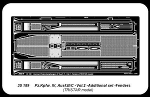 Aber 35189 Char moyen allemand Pz.Kpfw. IV, Ausf.B/C - vol. 2 - jeu supplémentaire - ailes (1/35) – imagen 3