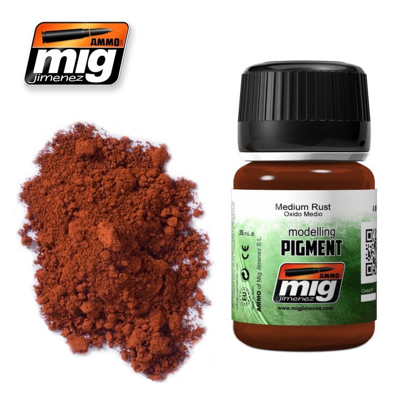 Munitions Mig Jimenez 3005 Rouille moyenne 35 ml 