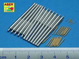 Aber 350L-51 Jeu de canons 356 mm x 12 ; 127 mm x 20 ; 28 mm x 8 pour cuirassés de classe Arizona (1/350) – immagine 2