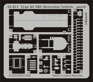 Eduard 35811 Véhicule de détection NBC Type 82 1/35 (TRUMPETER)