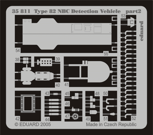 Eduard 35811 Véhicule de détection NBC Type 82 1/35 (TRUMPETER)