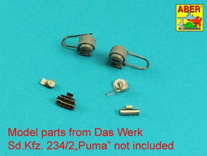 Accessoires allemands Aber 16202 pour klaxon, klaxon arrière, feux de convoi avant et arrière 1/16 – immagine 12