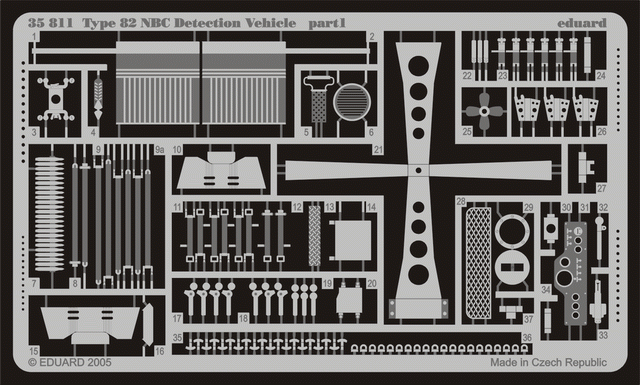 Eduard 35811 Véhicule de détection NBC Type 82 1/35 (TRUMPETER) – Bild 2