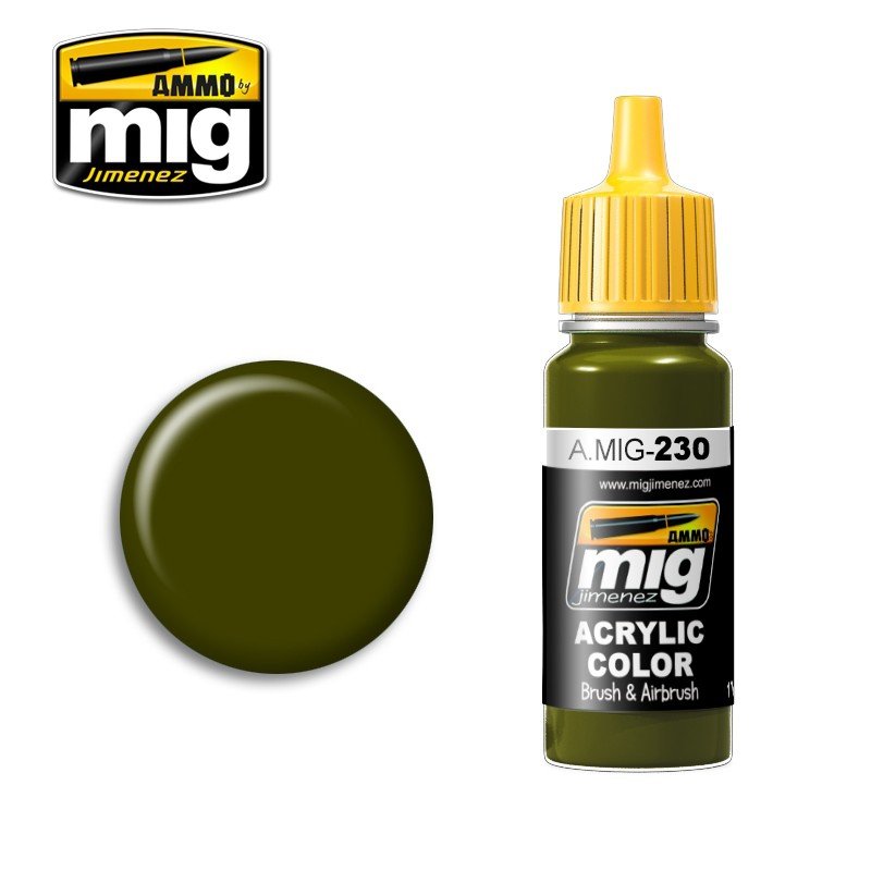 Munitions de Mig Jimenez 0230 RLM 82 CAMOUFLAGE VERT 17ml.