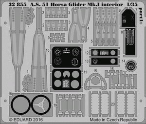 Eduard 32855 AS 51 Horsa Glider Mk. et intérieur 1/35 BRONCO – immagine 2