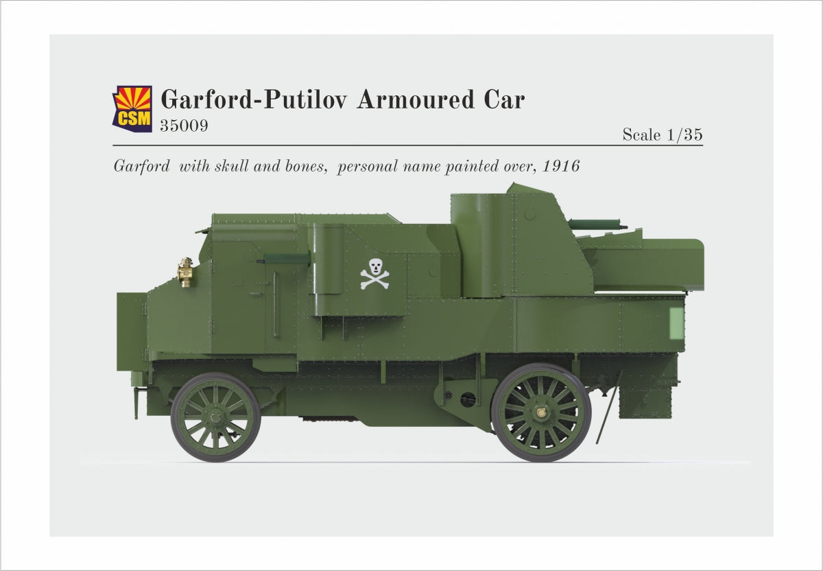 Copper State Models 35009 Voiture blindée Garford-Putilov 1/35  – image 3
