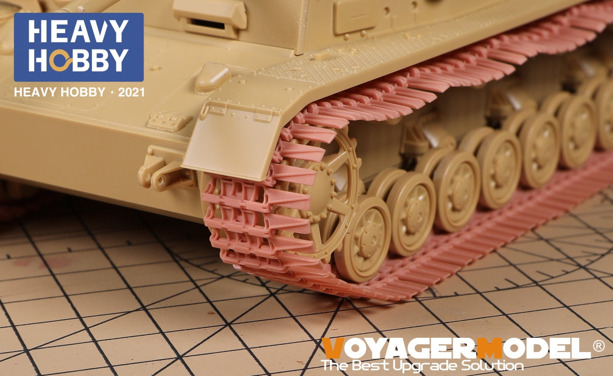 Heavy Hobby PT35012 Chenilles Winterketten allemandes Pz.III/IV de la Seconde Guerre mondiale, modèle B, échelle 1/35 – immagine 2