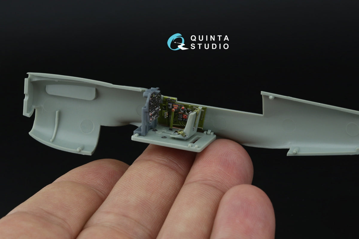Quinta Studio QD+72214 P-40N Warhawk Intérieur imprimé en 3D et coloré sur papier décalcomanie (Academy) (avec pièces en résine imprimées en 3D) 1/72 – Bild 9