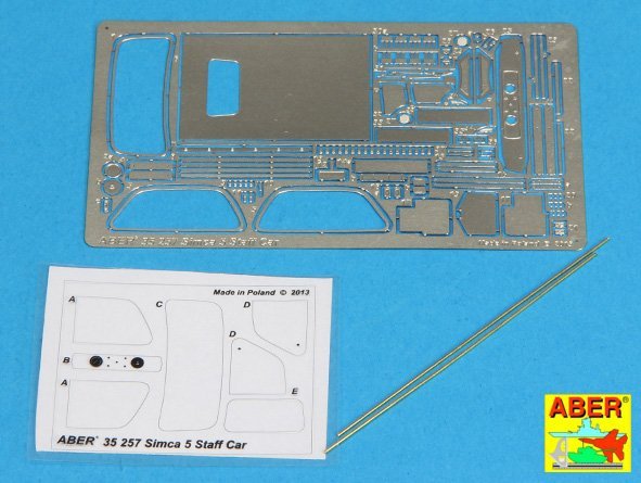 Aber 35257 Simca 5 Staff Car 1/35
